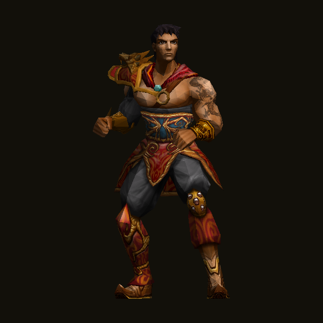 Render of the 2004 warrior