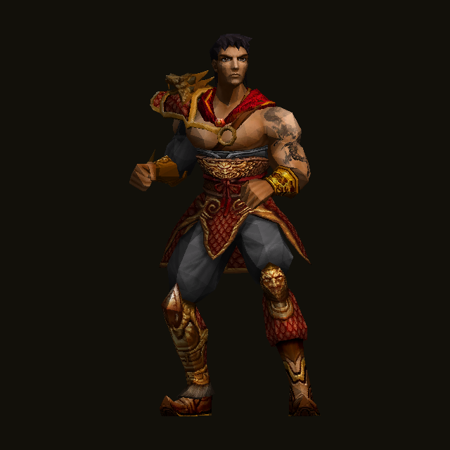 Render of the 2005 warrior